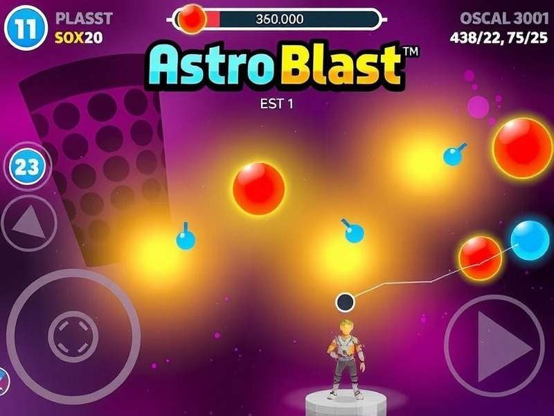 Astro Blast Gameplay Screenshot